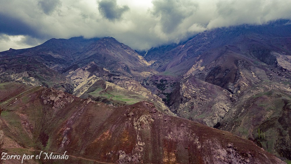 Vistas desde el castillo de Alamut