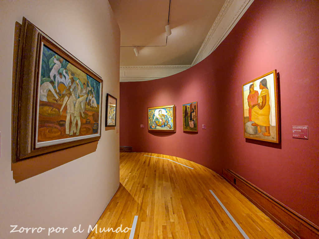 Diego RIvera en el Museo Nacional de Arte