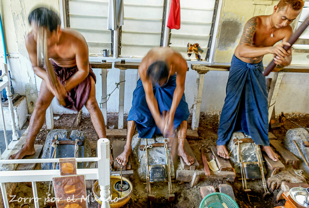 Hoja de oro Mandalay