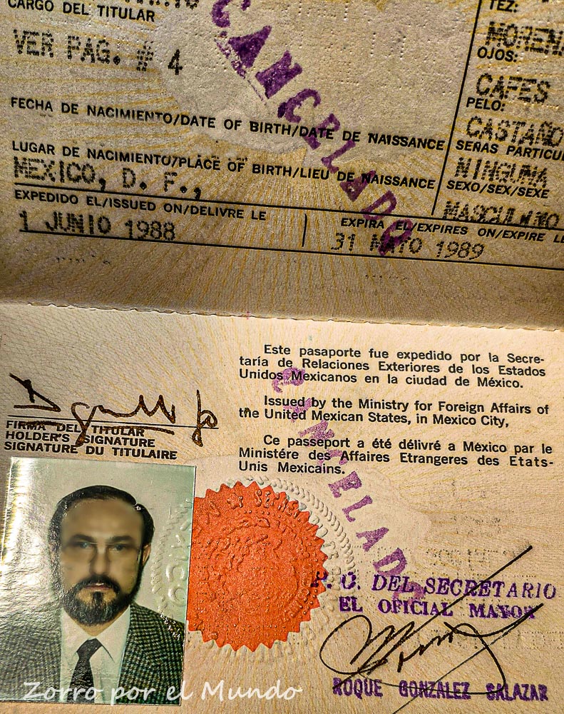 Pasaporte viejito